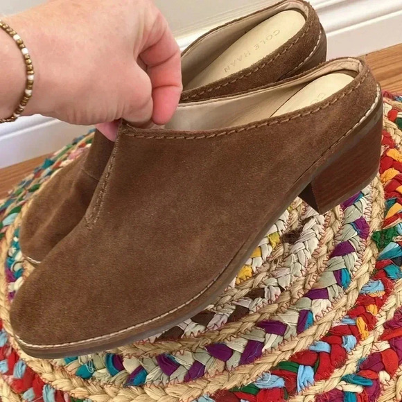 Cole Haan brown suede mules - Picture 4 of 6